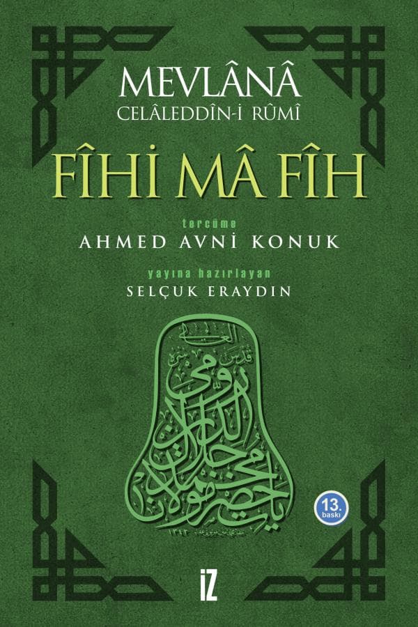 Fîhî Mâ Fîh - Mevlana Celaleddin Rumi kitabının kapak görseli